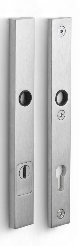 LSQSM28KTPC72 - solid security plates with cylinder protection to suit door handles SKG*** PC72