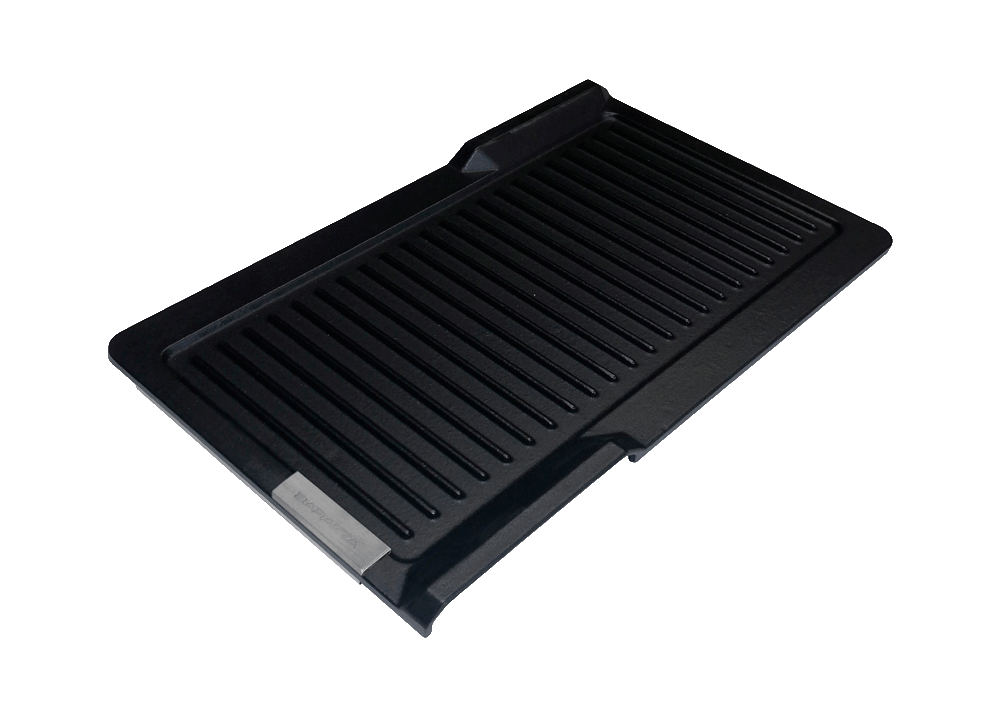 Cast iron grill for induction hobs