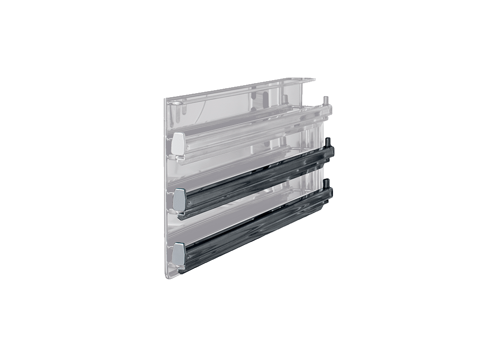 2 Pairs of telescopic oven rails kit