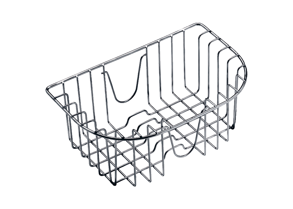 AISI 304 polished stainless steel hanging basket