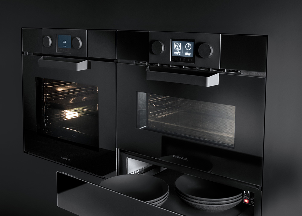 Icon Glass built-in compact combi-microwave oven