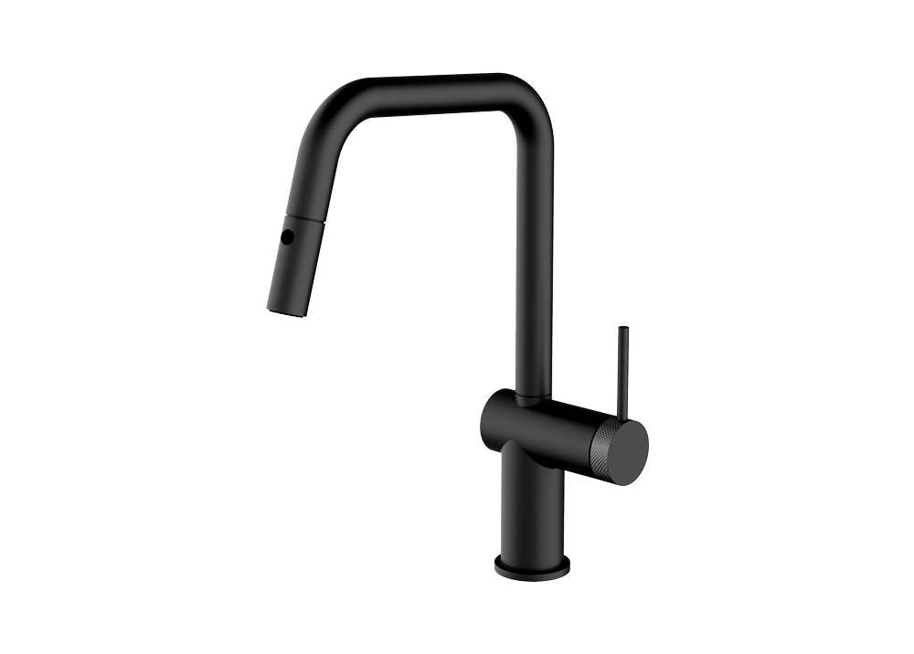 BARAZZA Evo Shower Black mixer tap 1RUBEVDK